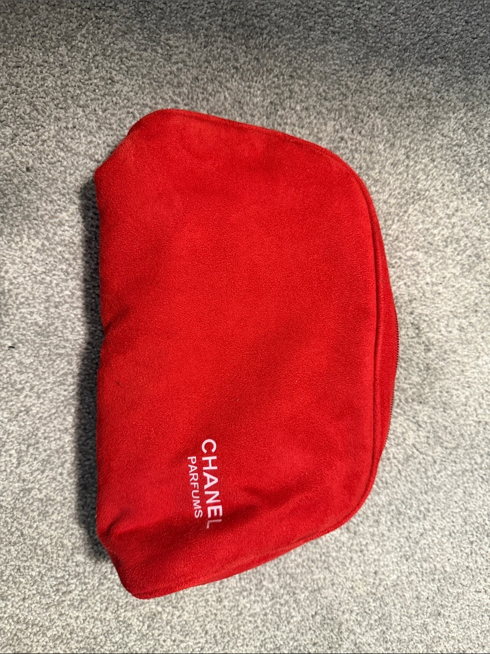 CHANEL Red Parfums Cosmetic Pouch